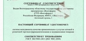 Аптека Волгофарм, ГУП на улице Маршала Чуйкова в Городище