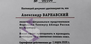 Клуб айкидо Такемусу-Айки Гидрострой