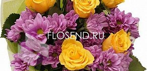 Служба доставки цветов Flosend