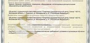 Спортивно-оздоровительный центр Алена в Подольске