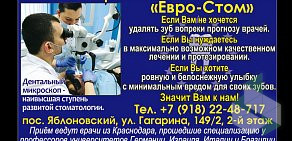 Стоматологическая клиника Евро-Стом на улице Гагарина