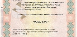 Телекоммуникационная компания Интис