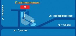 Оптово-розничная компания Сантехсервис на Сумской улице